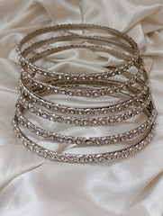 Praxis Bangle Set of 6 (Size 2.10) – Graceful Shine, Perfect Fit