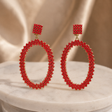Round Design Earrings – Simple & Elegant Style