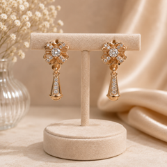 Bow Style Earrings – Sweet Elegance in Every Detail (White)