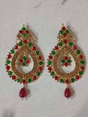 Multicolor Drop Long Earrings – Bold & Stylish Statement