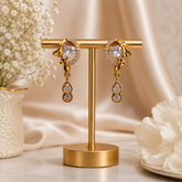Double Drop Earrings – Timeless Elegance for Every Occasion (white)