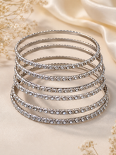 Praxis Bangle Set of 6 (Size 2.10) – Graceful Shine, Perfect Fit