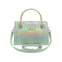 Aurora Mini Box Bag – Mint Glow
