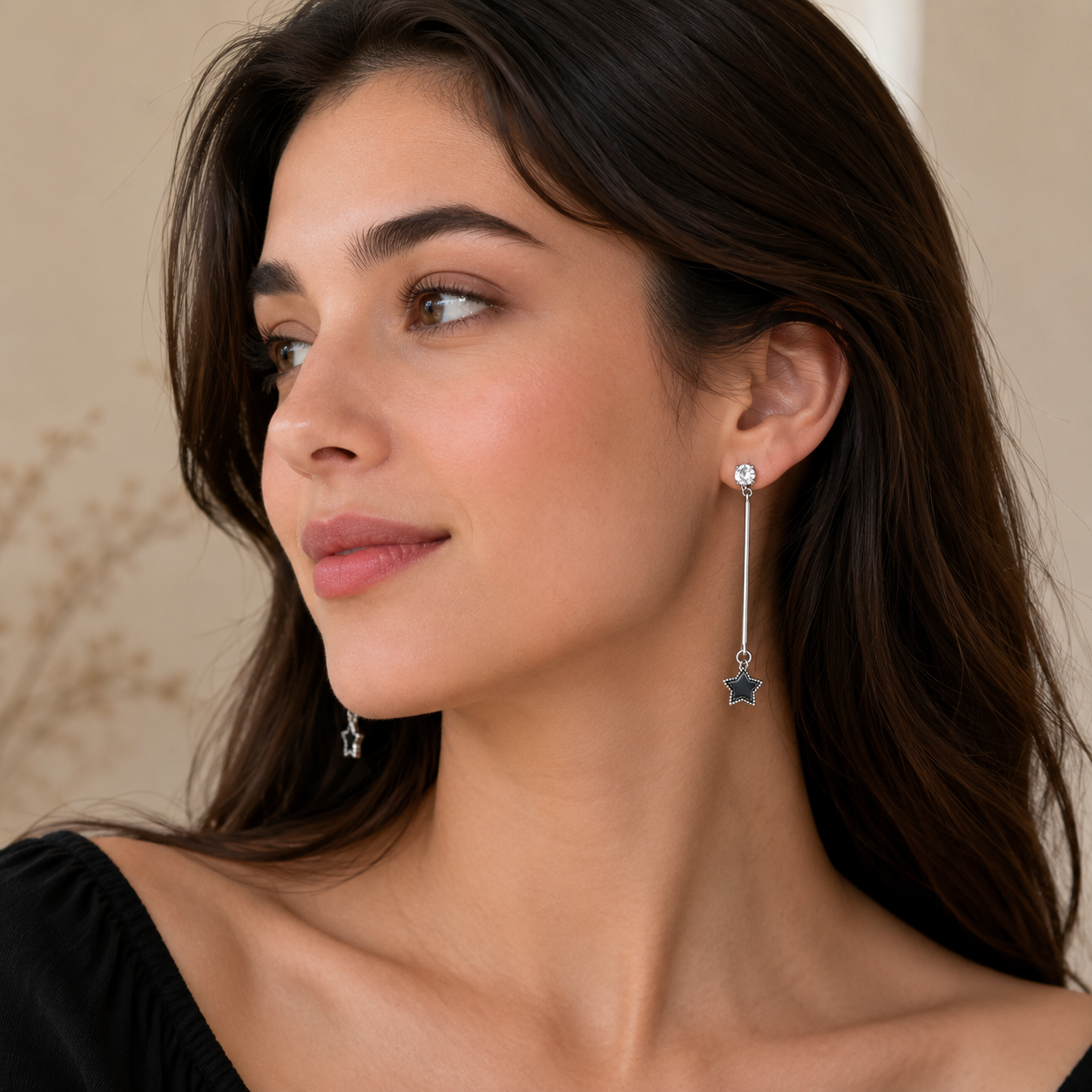 Line Design Earrings – Sleek & Modern Minimalist Style