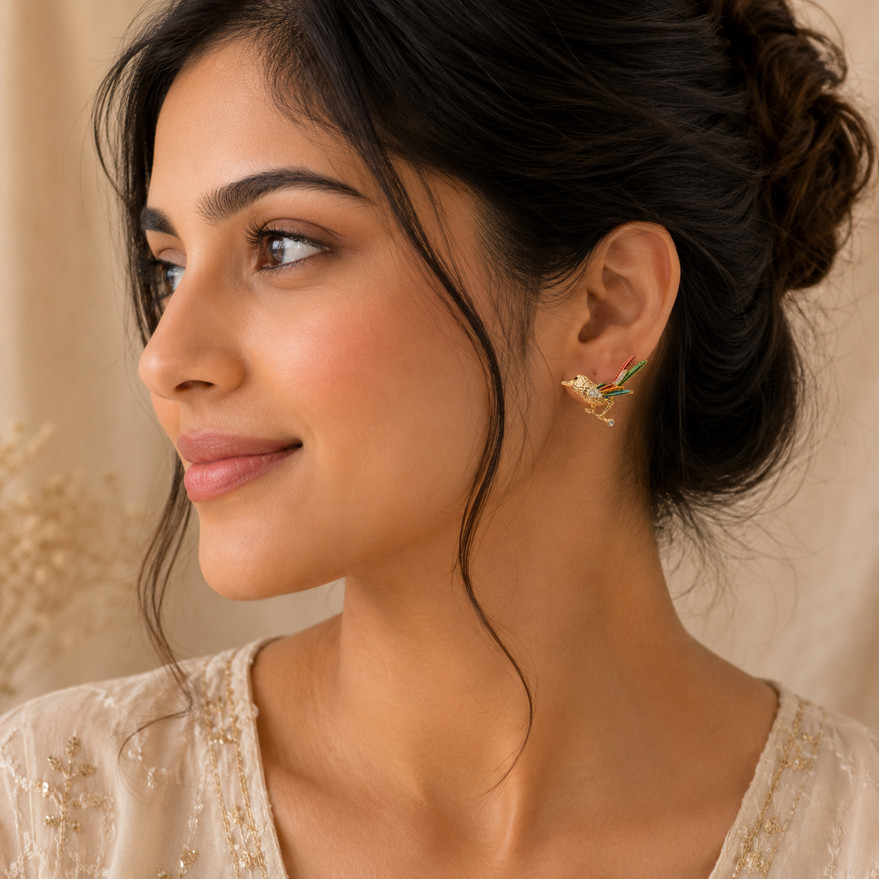 Parrot Tops Earrings – Playful Charm with a Trendy Touch