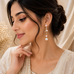 Long Pearl Earrings – Timeless Elegance in Every Drop