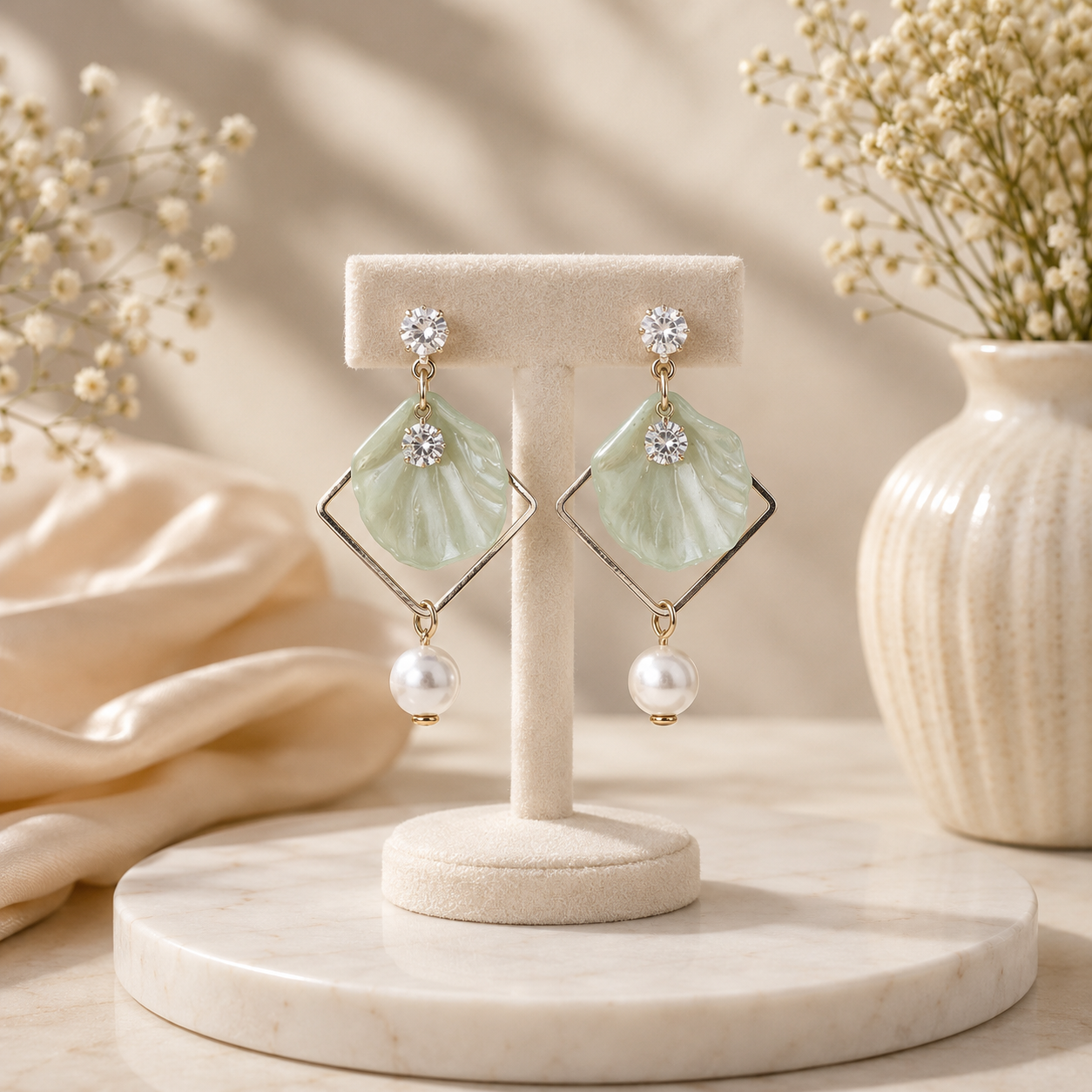 Double Drop Design Earrings – Twice the Elegance, Double the Charm
