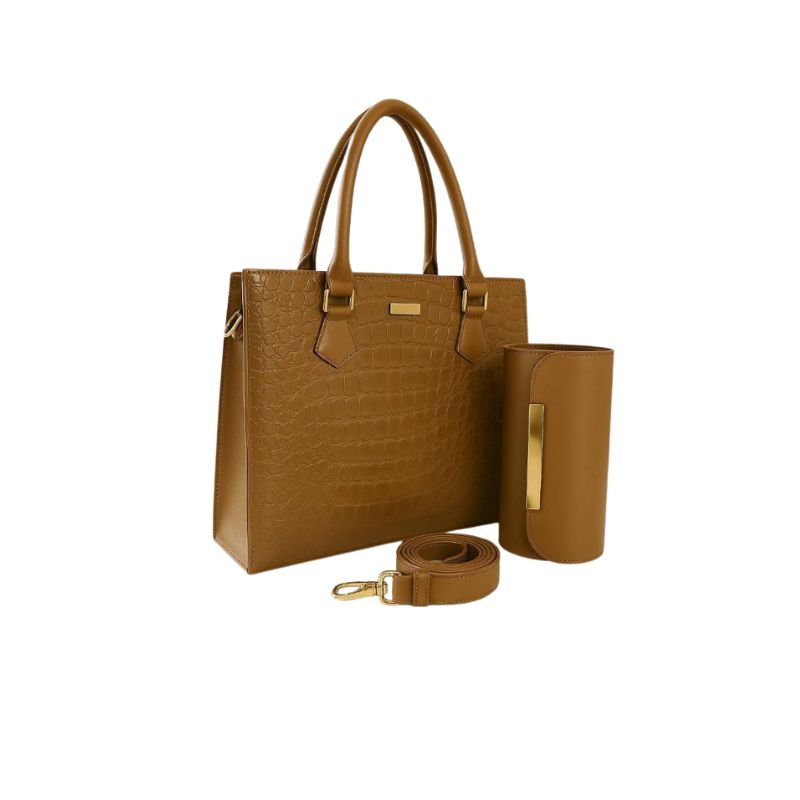 BELLA 3PC - BROWN & BLACK