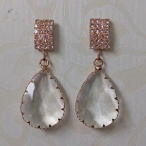 Earrings White & Golden