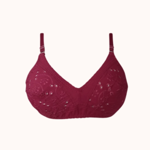 Chikan Full Cup Embroidered Cotton: Meets Everyday Comfort