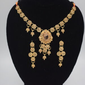 Praxis Choker Set N+E Wide Drop Design-Golden