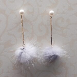 Long Earrings Pearl