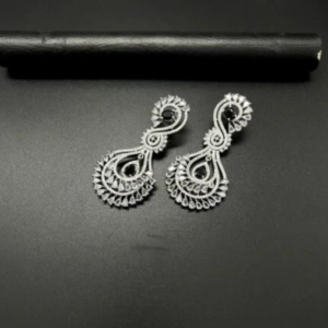 Silver Tear Drop Earrings