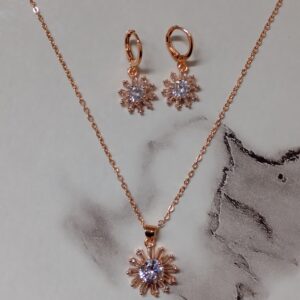 Rose Gold Snowflake Set