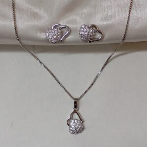 Heart Shaped Necklace Set