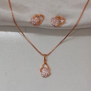 Heart Shaped Necklace Set